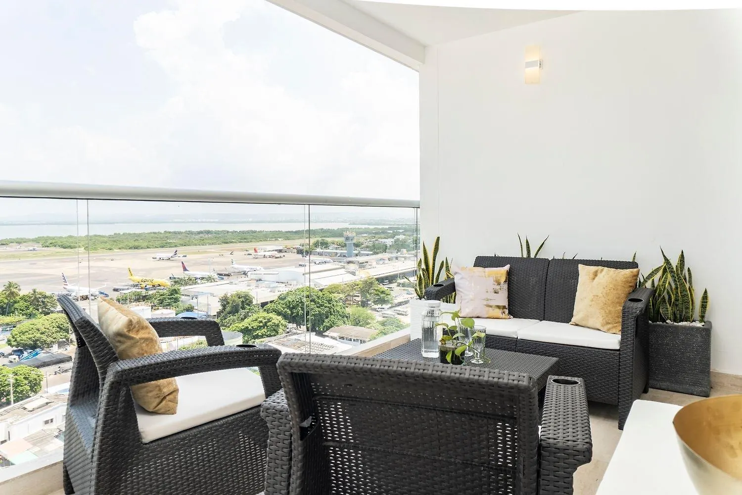 Cb1432 Acogedora Suite 2Min Aeropuerto-Balconpriv Cartagena Kolumbie
